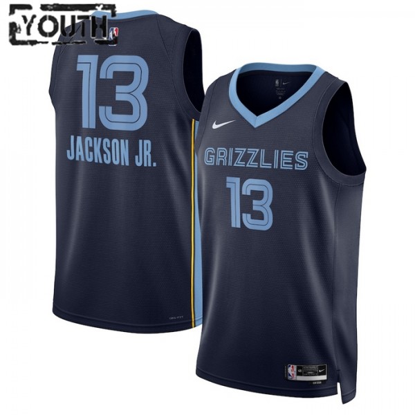 Memphis Grizzlies Trikot Jaren Jackson JR 13 Nike 2022-23 Icon Edition Navy Swingman - Kinder